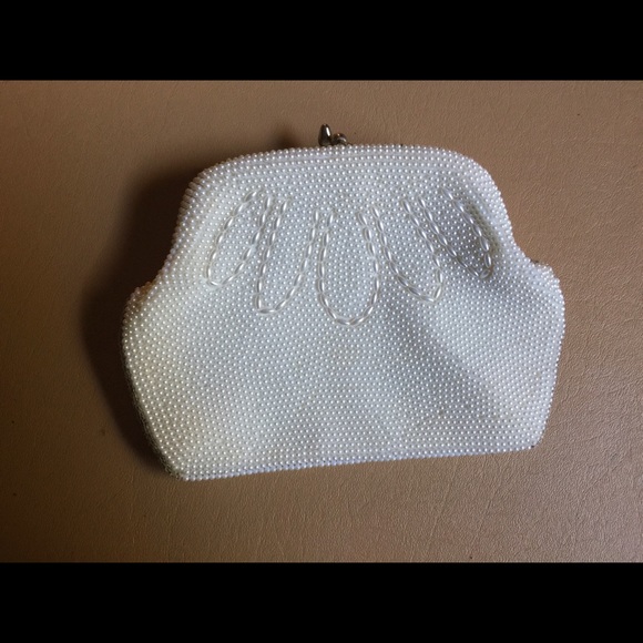 Vintage Pearl Coin Purse/ Clutch - Picture 1 of 5